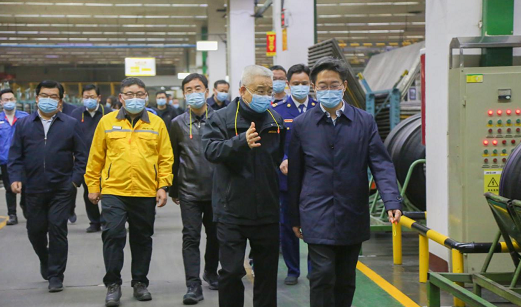 河南焦作市委副書記、市長李亦博，市委常委、常務副市長郭鵬等進行現(xiàn)場調(diào)研